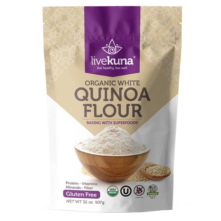 LiveKuna - Wholesale Flour - LiveKuna Organic Quinoa Flour 32oz - Gluten Free