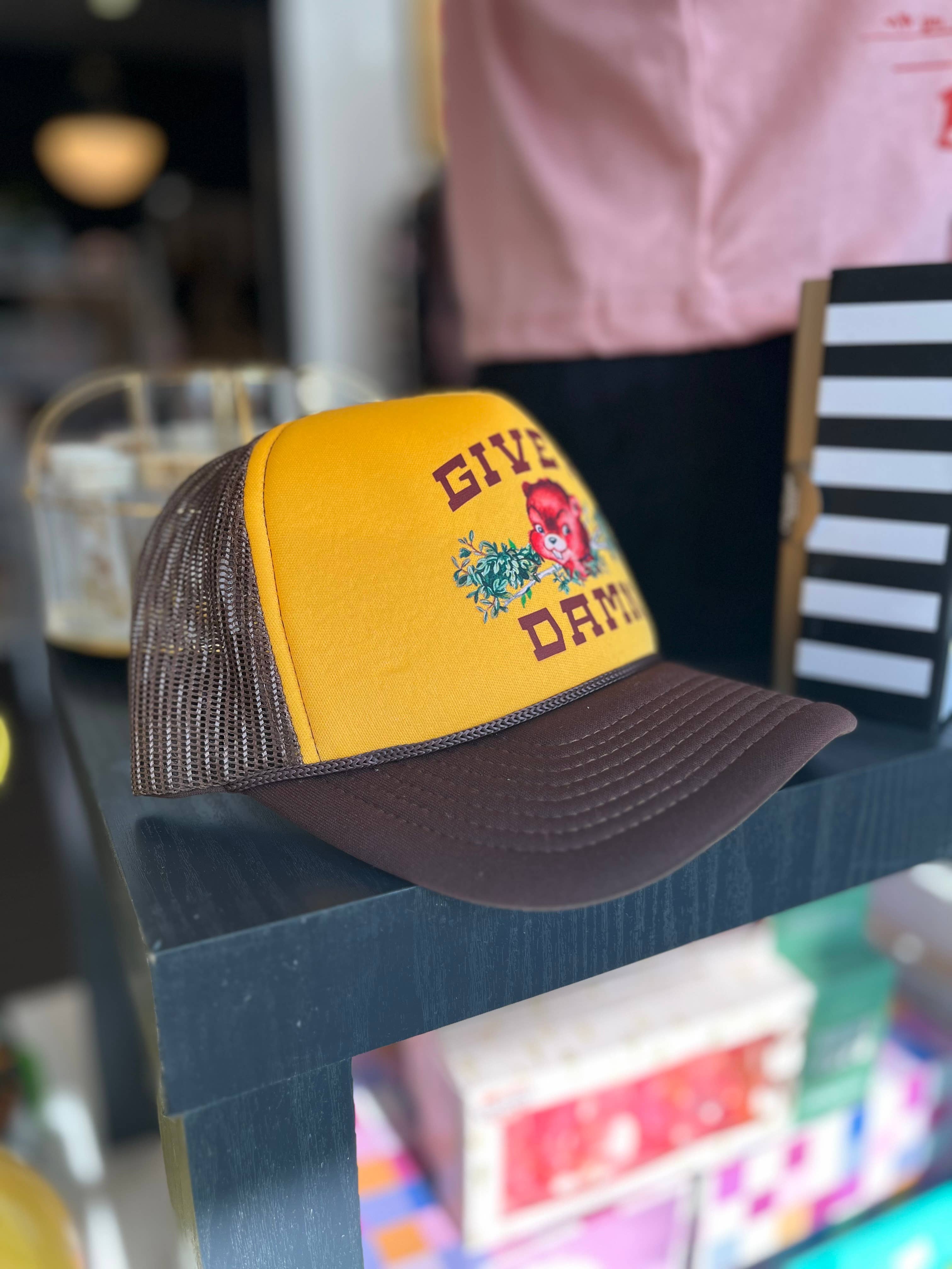 The Coin Laundry – Großhandel Trucker-Cap – Unisex – Scheiß drauf - Lustiger Biber Trucker Hut3