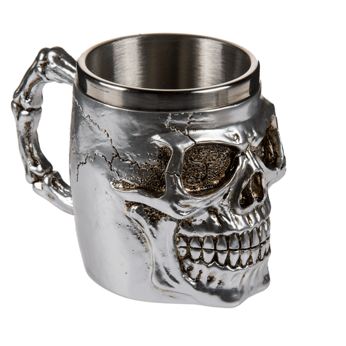 Out of the blue KG - Wholesale Coffee Mug - Silver plated mug with stainless steel insert,2