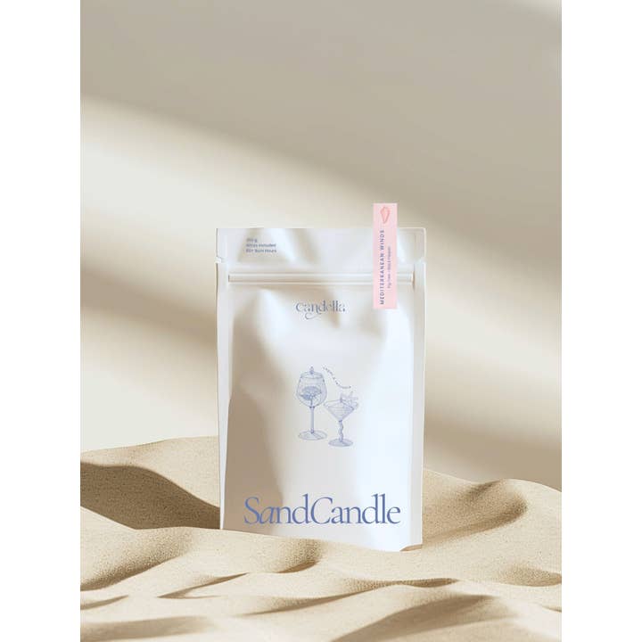 Candella - Wholesale Jar/Filled Candle - Sand Candles - Mediterranean Winds