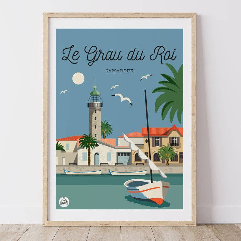 Les Petits Yéyés - Vente Poster - Affiche LE GRAU DU ROI - Camargue0