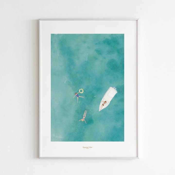 Manifesto 30x40 Bagno Quartiere Libero per la vendita all'ingrosso da parte di Quartier Libre Papier