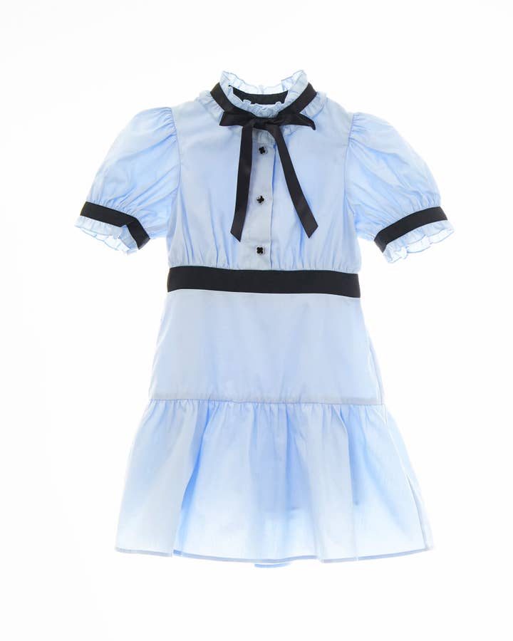 Aisabobo - Wholesale Dress - Kids - Sofia dress (light blue)0