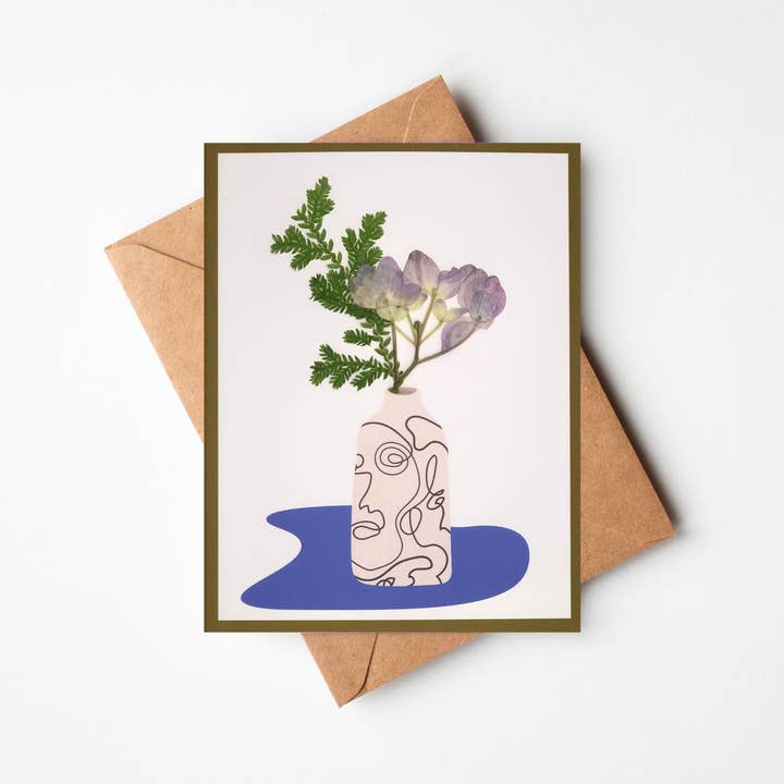 Pastel Hydrangea kort for engroshandel hos PlantBox