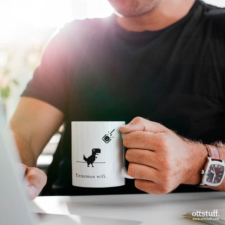 Caneca “Temos wifi” por atacado de OTTSTUFF