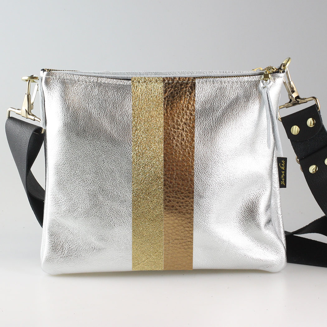 Zina Kao Exclusives – wholesale Crossbody bag – Women's – The METALLIC Stripe Taylor21