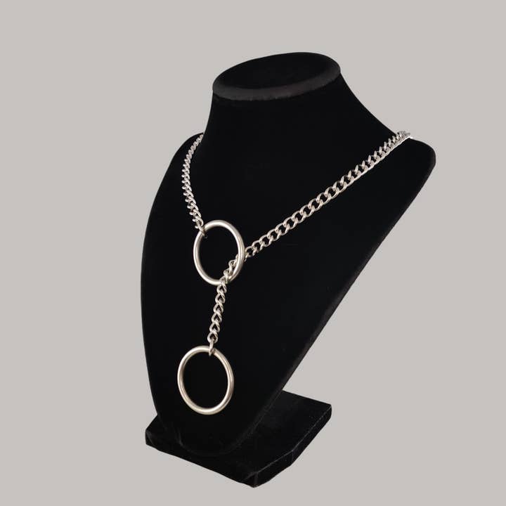 Altcultures – wholesale Link & chain necklace – Stainless steel O ring slip chain1