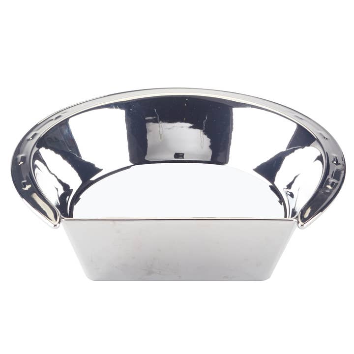 Certified International - Wholesale Serve Bowl - Day at the Races Silver Plated 3-D Horseshoe Serving Bowl4