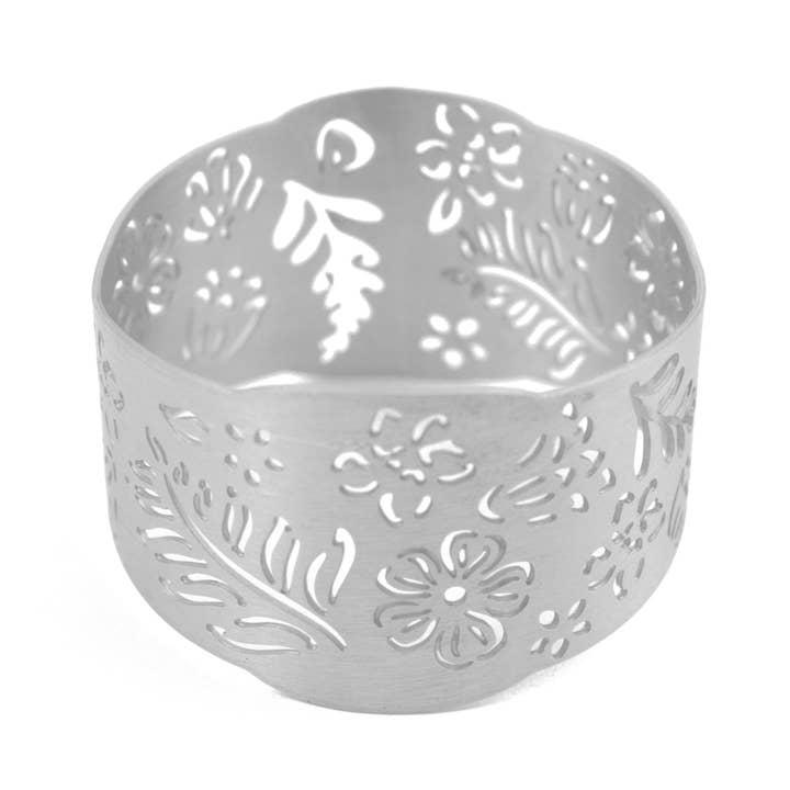 Ariana Ost - Wholesale Napkin ring - Floral Napkin Ring – Handcrafted Brass Table Décor2