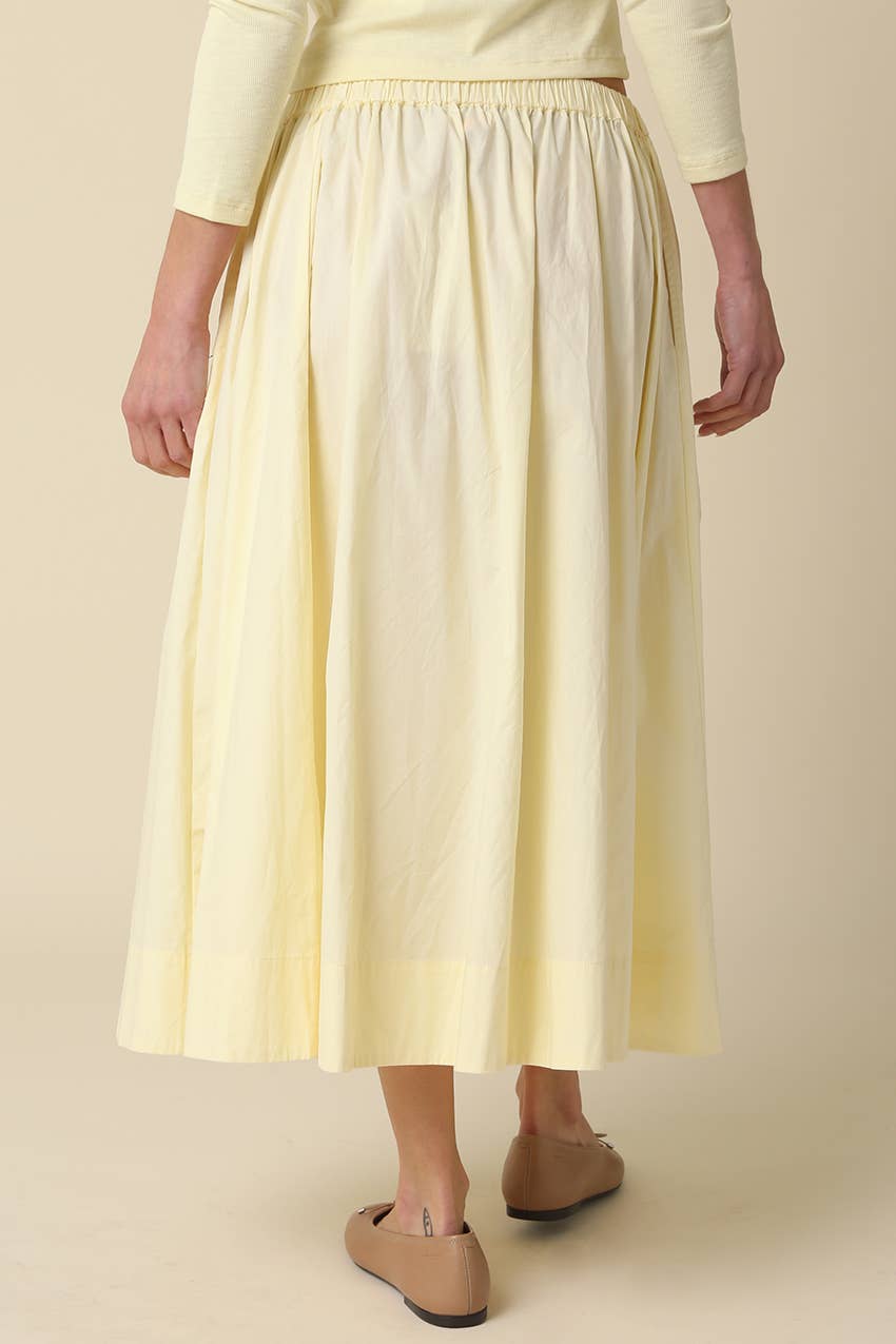Olivaceous - Wholesale Skirt - Women's - Sasha Gathered Maxi Skirt6