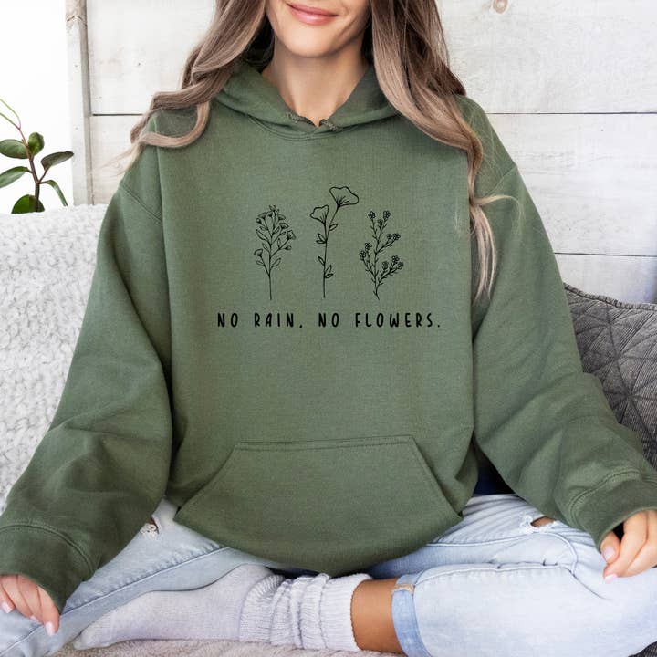 Camisola Crewneck Sem Chuva Sem Flores por atacado de Gisely's Kreations
