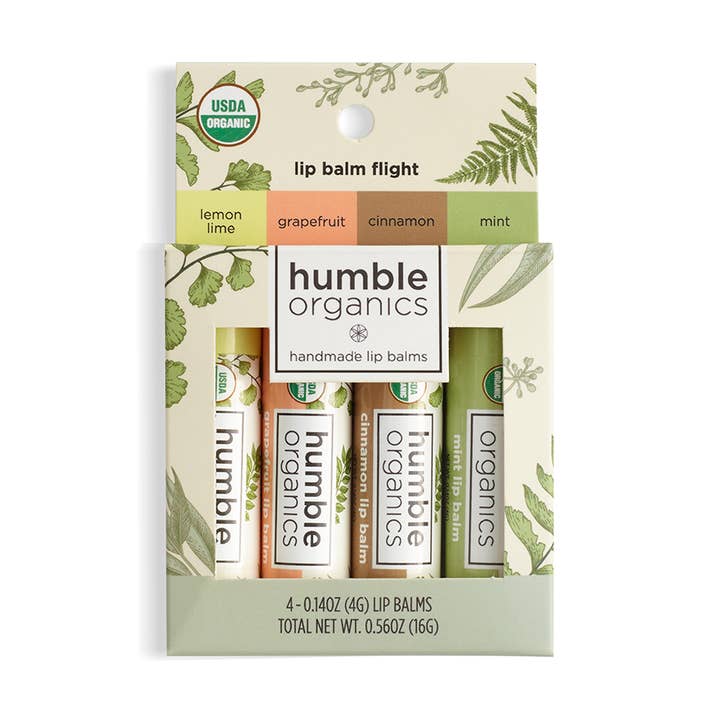 Humble Organics - Wholesale Lip Balm Set - Organics Lip Balm Flight0