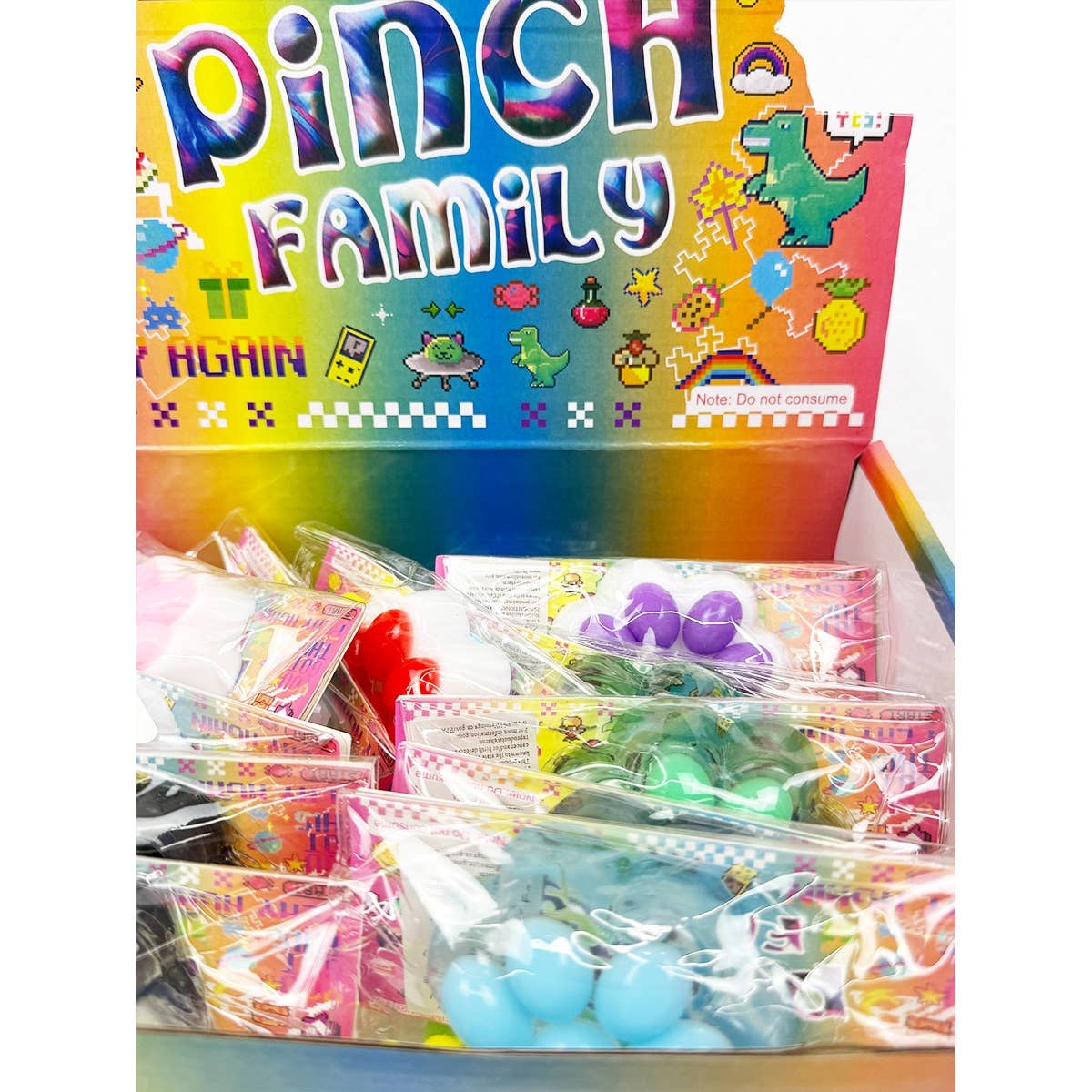 MIX COLOR Addicting Paw Pinch Squishy Toy for wholesale on Faire5