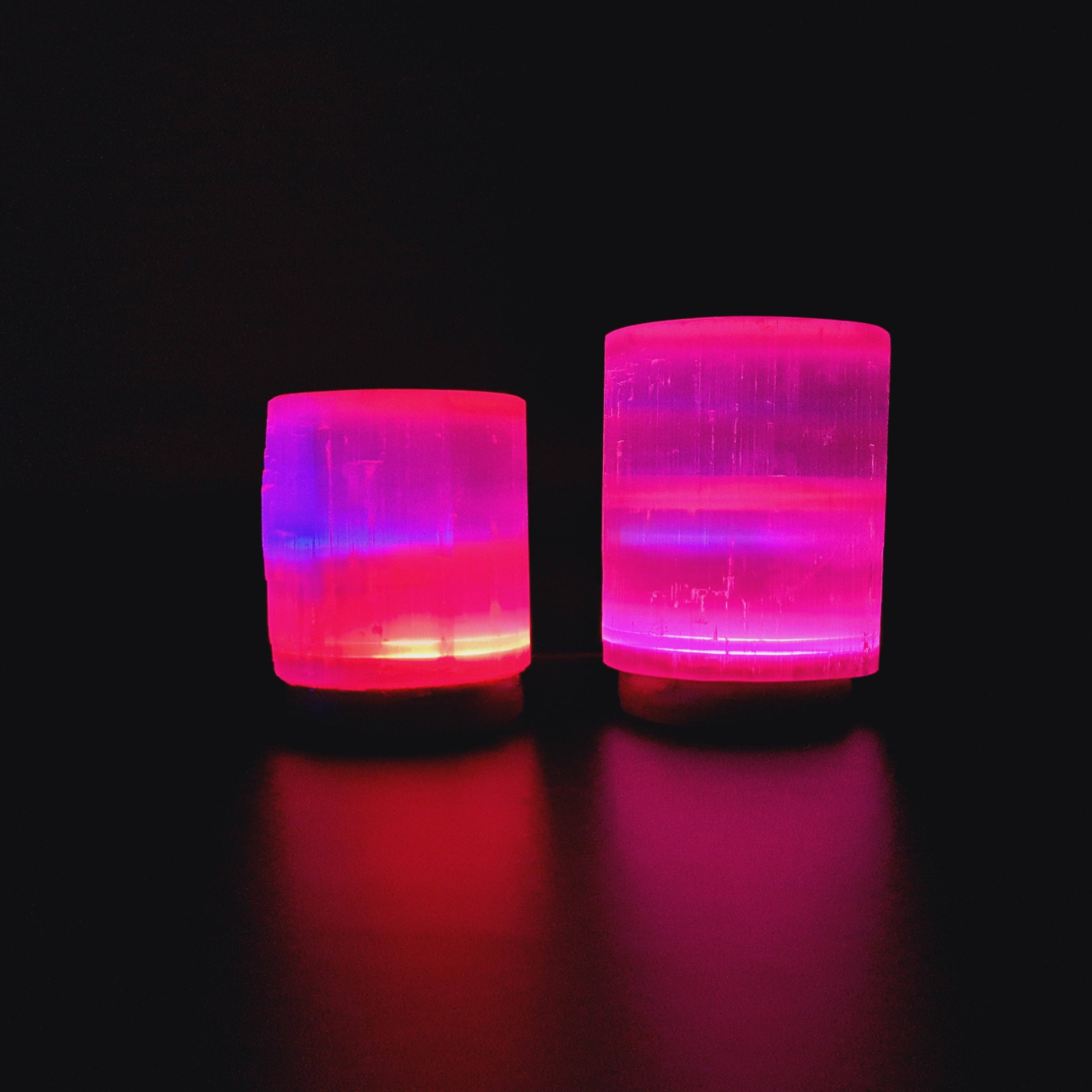 Gemstone Gifts Ltd. – wholesale Accent/desk lamp – Selenite USB lamp - Cylinder (Colour changing)2