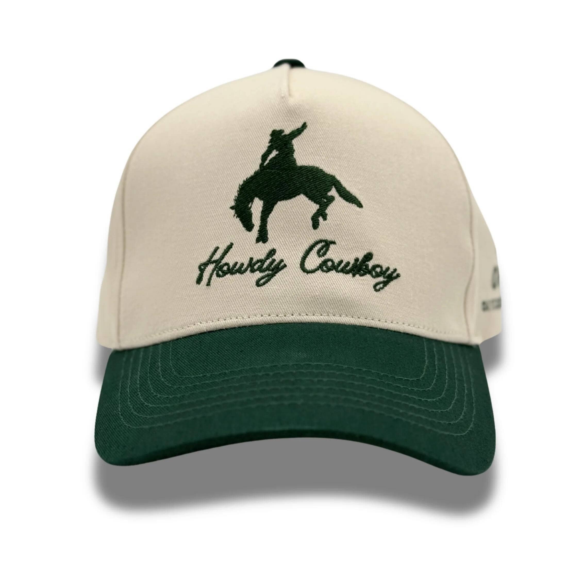 Citizen Row - Vente Casquette de camionneur – femme - Salut Chapeau de Cowboy Tan & Vert1