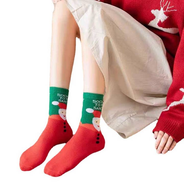 NINEXIS - Wholesale Socks - Unisex - CWMS03021_CHRISTMAS CREW SOCKS FOR MEN AND WOMEN GIFT15