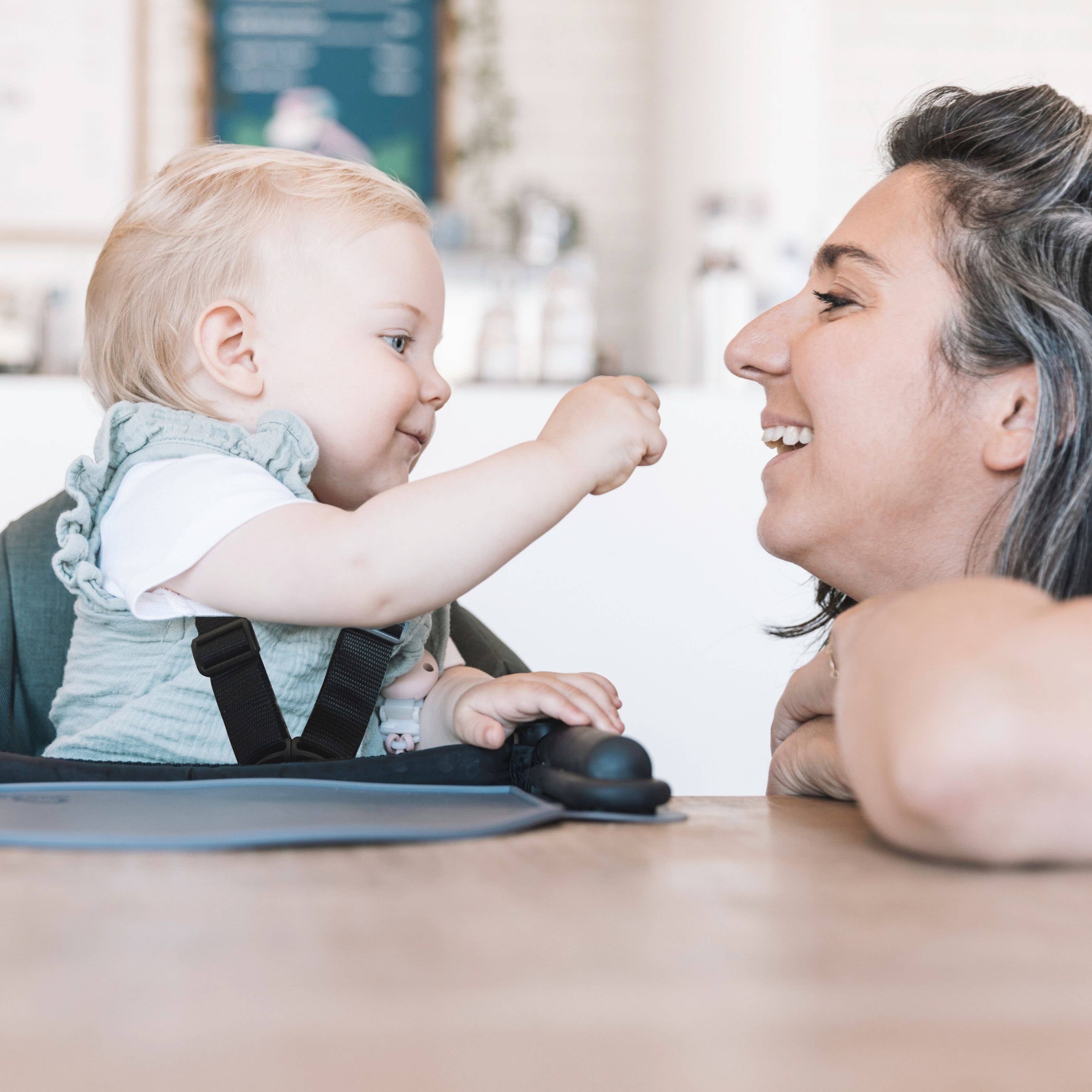 PJM Distributions Inc - Wholesale Highchair - Baby - Guzzie+guss | Perch Hook on Highchair- Salt & Pepper8