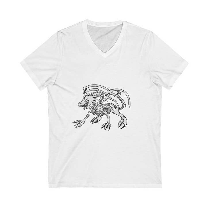 Argon Unisex Jersey Short Sleeve V-Neck Tee for wholesale by Marick Booster