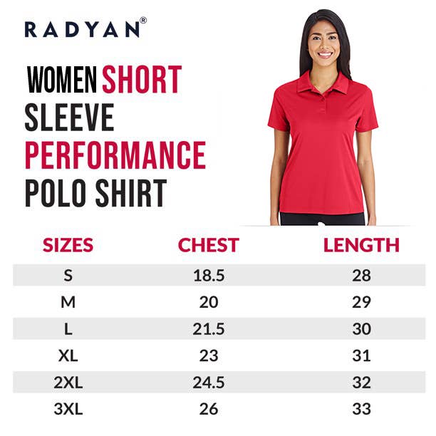 Radyan - Wholesale Polo - Women's - Womens Performance Cotton/Polyester Polo T-Shirt6