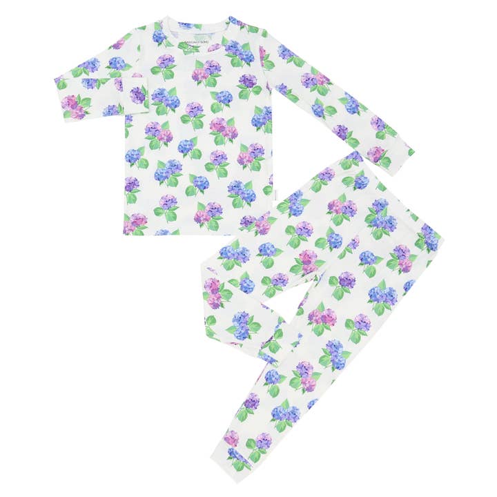 Basically Soho - Wholesale Sleepwear Set - Kids - Cape Cod Hydrangea Two-Piece Set2
