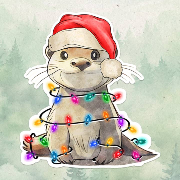 Otter sticker for wholesale by Soul Familiar