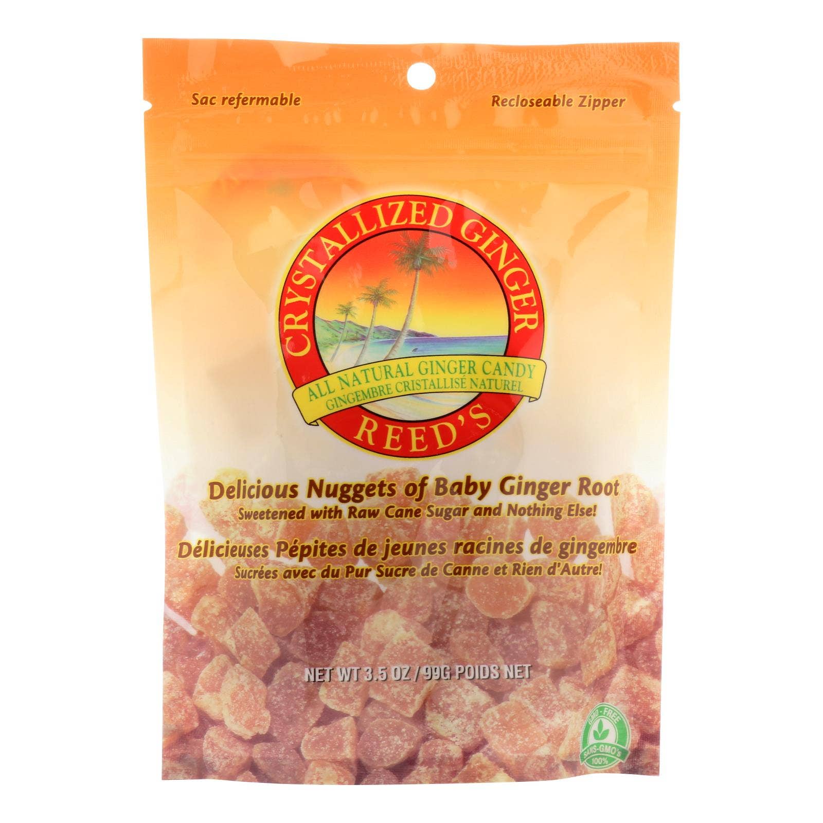 Everyday Supply Co - Wholesale Hard Candy - Reed's Original Crystallized Ginger, 12-Pack, 3.5 Oz Each0