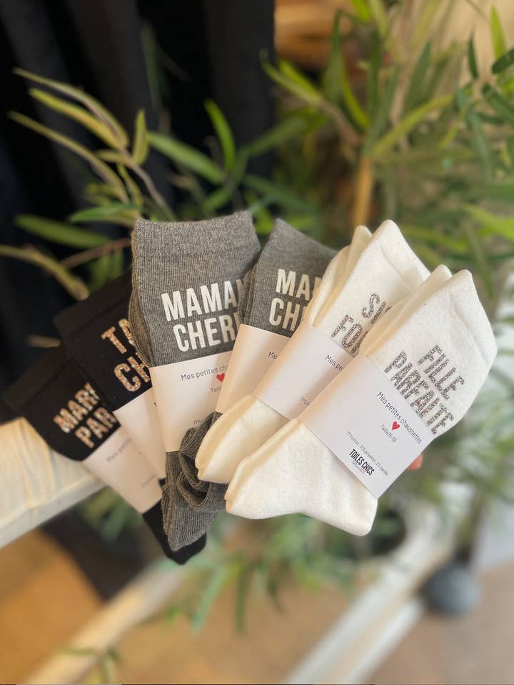 Toiles Chics – wholesale Socks – Women's – "Family" sock set5