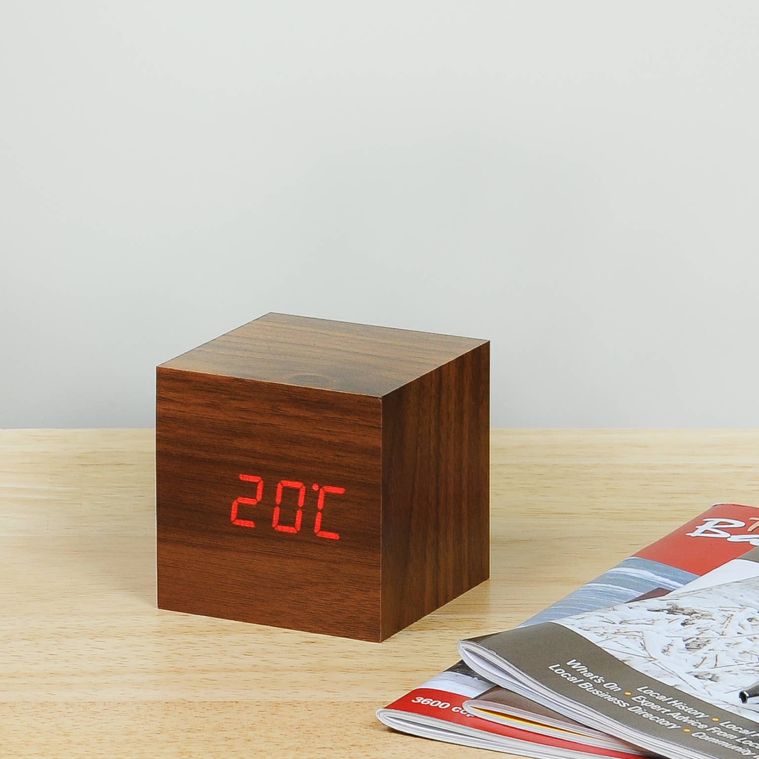 Gingko Design - Vendita all'ingrosso Sveglia - Orologio a cubo con attivazione a schiocchi1