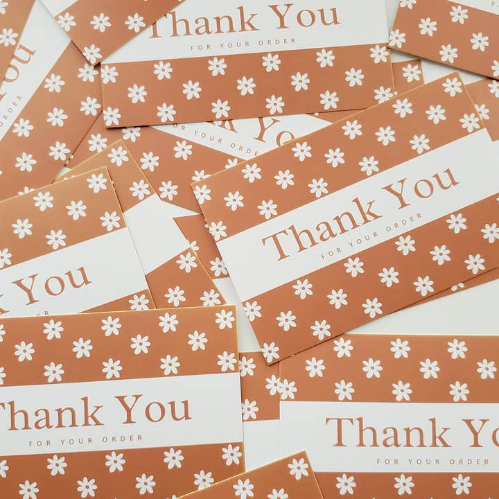 Sassy Mailers - Wholesale Thank You Card - BOHO DAISY THANK YOU CARDS2