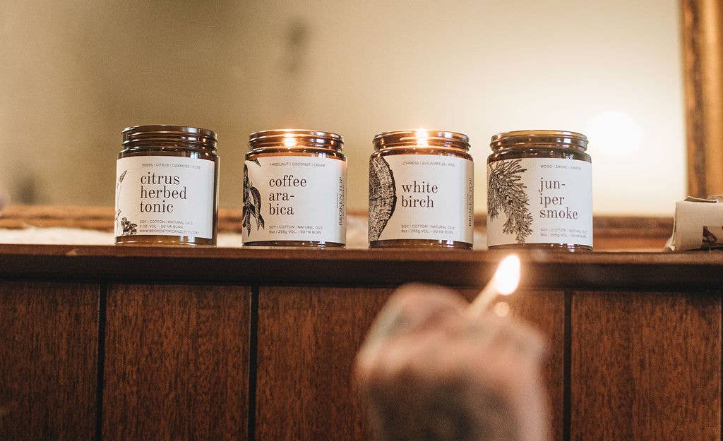 Broken Top Brands - Wholesale Jar/Filled Candle - White Birch 9oz Soy Candle7