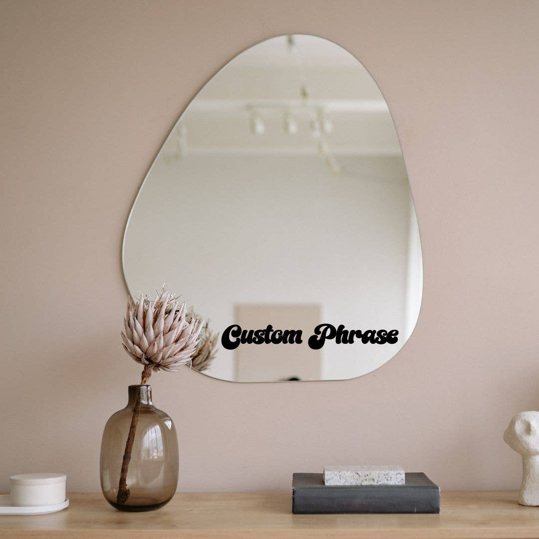 The Game Day Family – Großhandel Badezimmerspiegel – Individueller Affirmationsaufkleber für Mädchenspiegel oder Badezimmer1