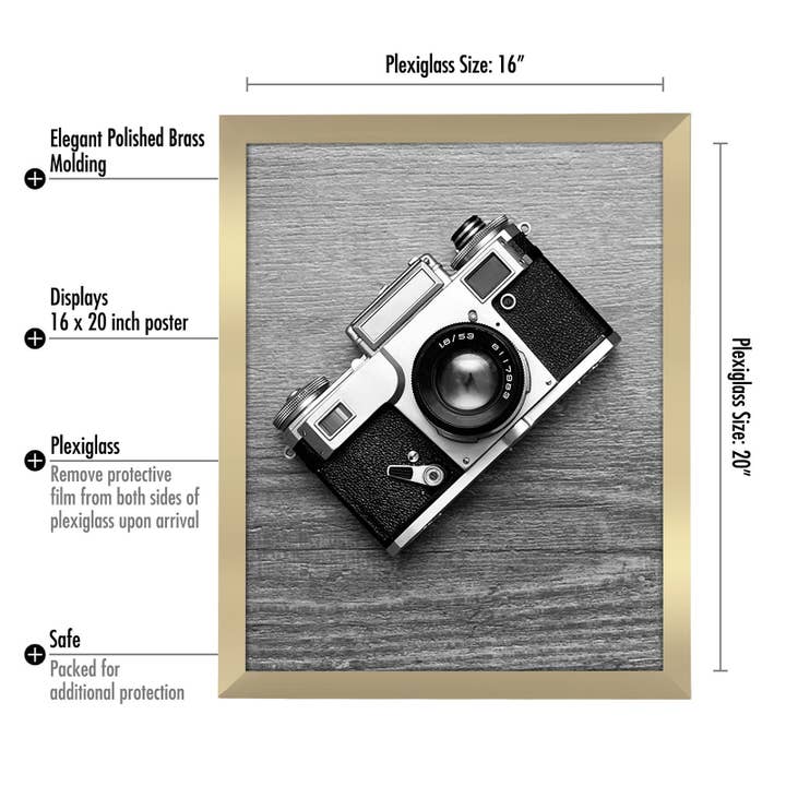 Americanflat - Wholesale Picture Frame - Americanflat Poster Frame with Wide Molding121