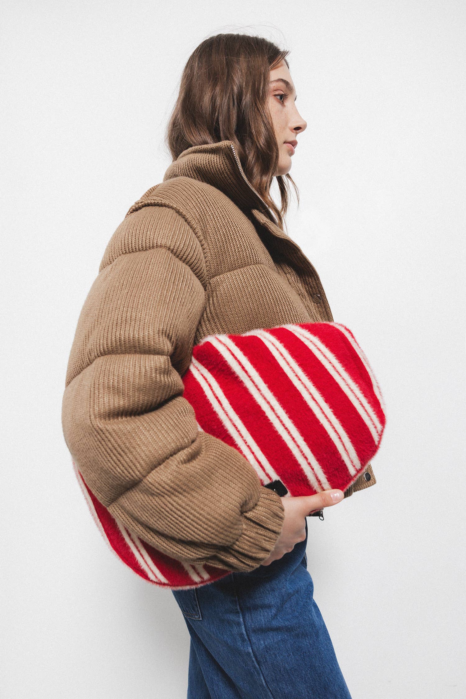 Lanidor - Wholesale Pufferjack - Dames - Corduroy Puffer Jas (423549-18)1