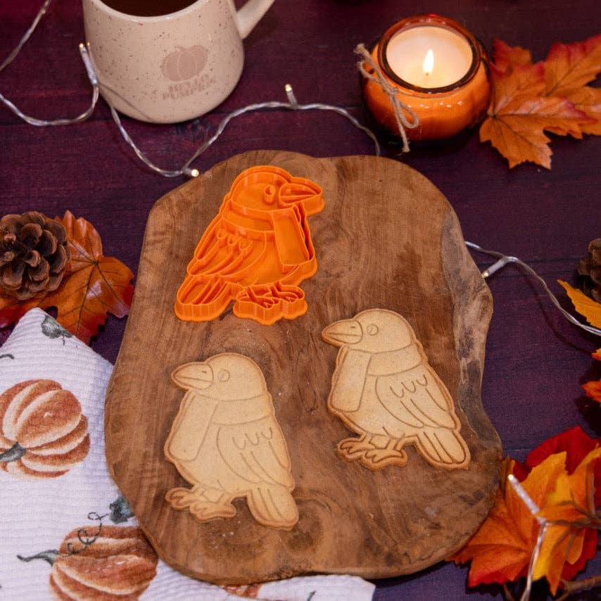 Uniberry 3D - Vente Emporte-pièce - Emporte-pièce Corbeau – Automne mystérieux & Halloween2