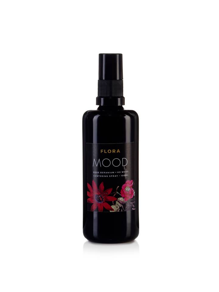 ROSE GERANIUM + HO WOOD - MOOD Centering Spray for wholesale by FLORA