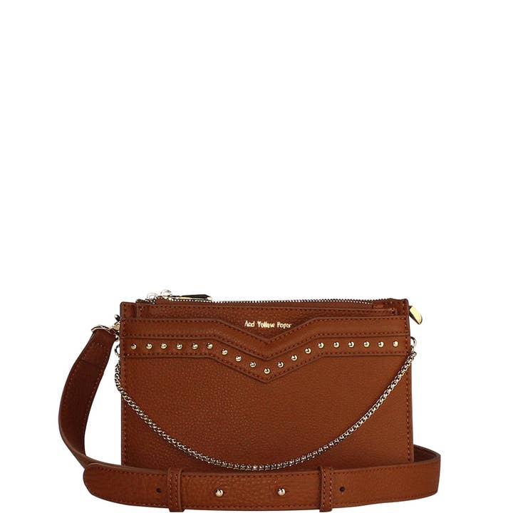 Balue Handbag Brown for wholesale by And Yellow Paper