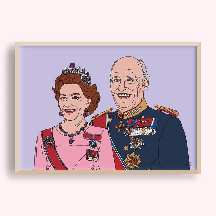 The Norwegian King and Queen for wholesale by Tonje Marie