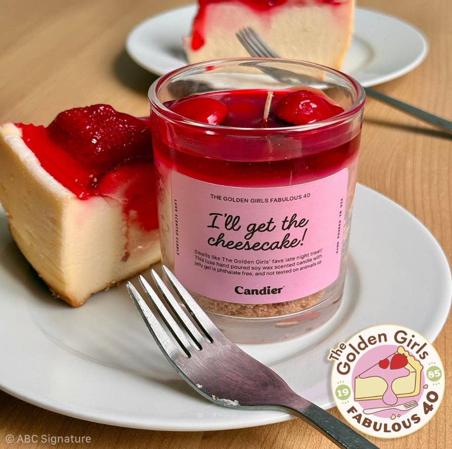 Candier - Wholesale Jar/Filled Candle - THE GOLDEN GIRLS CHEESECAKE CANDLE