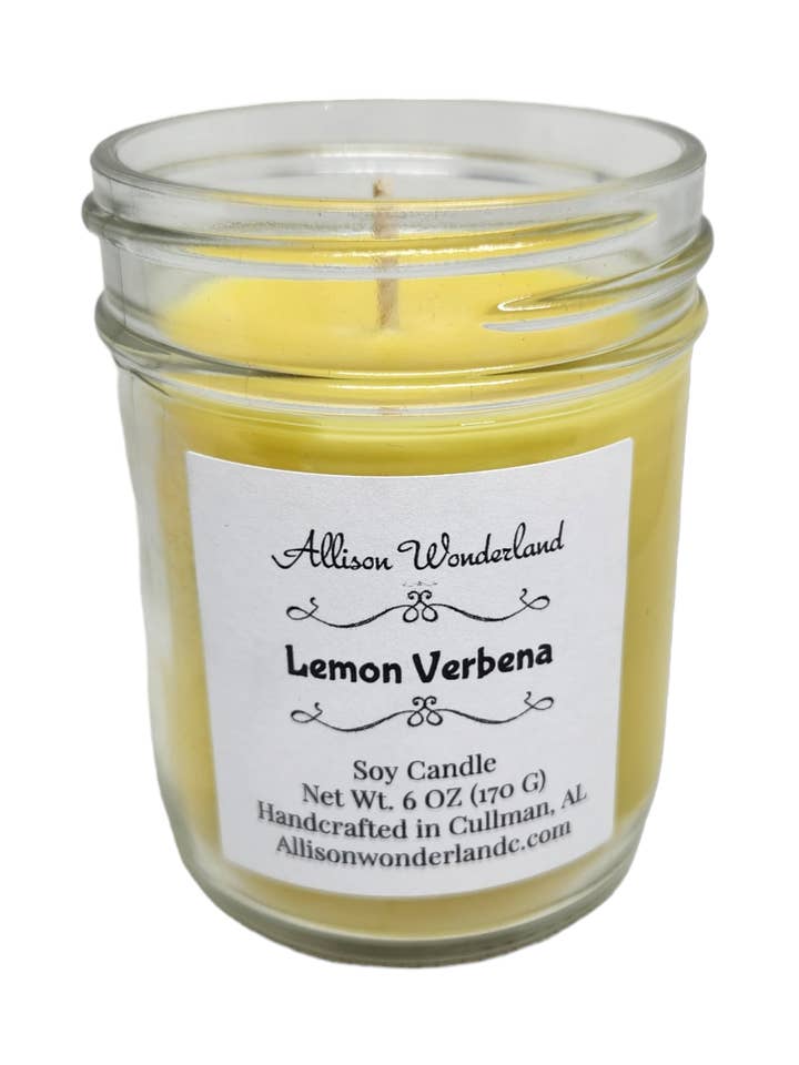 Bougie Citron Verveine pour la vente par Allison Wonderland
