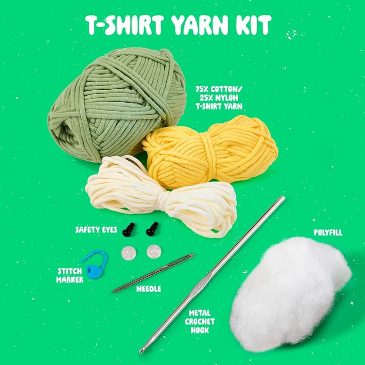 Plaid Crafts - Wholesale Knitting/Crochet Supplies - Bucilla Amigurumi Crochet Kit - Dan the Dino