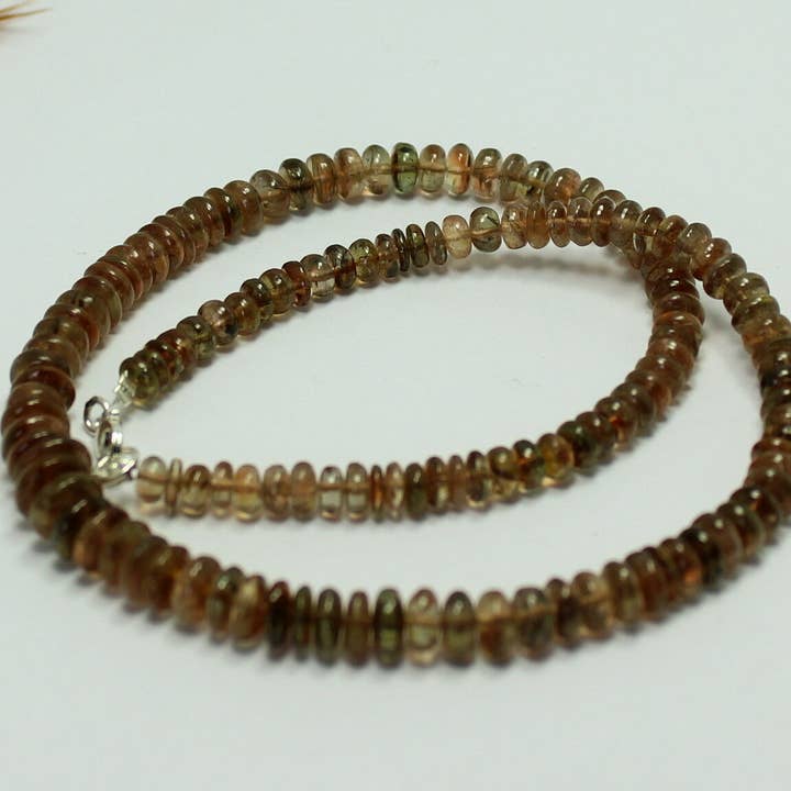 Andalusit Kette edelsteinkette chiastolithe kreuzstein heilstein Selten ca.170kt for wholesale by BKGEMS