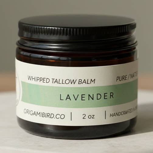 Lavendel Talg Balsam für den Großhandel von Origami Bird