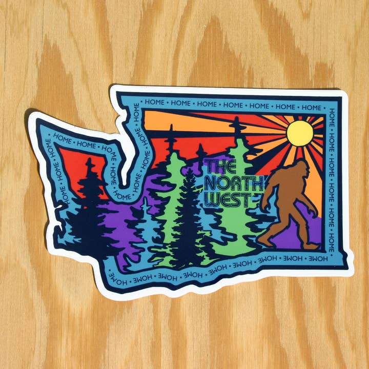 Discovery Stickers - Wholesale Sticker - The North West, Washington State Vinyl Sticker2