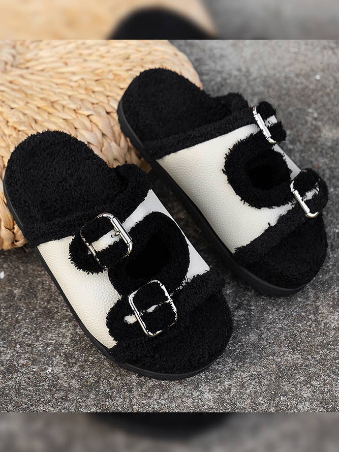 UNISHE - Wholesale Slippers – Women's - Clip Fluffy Slip On Slippers ZK5882