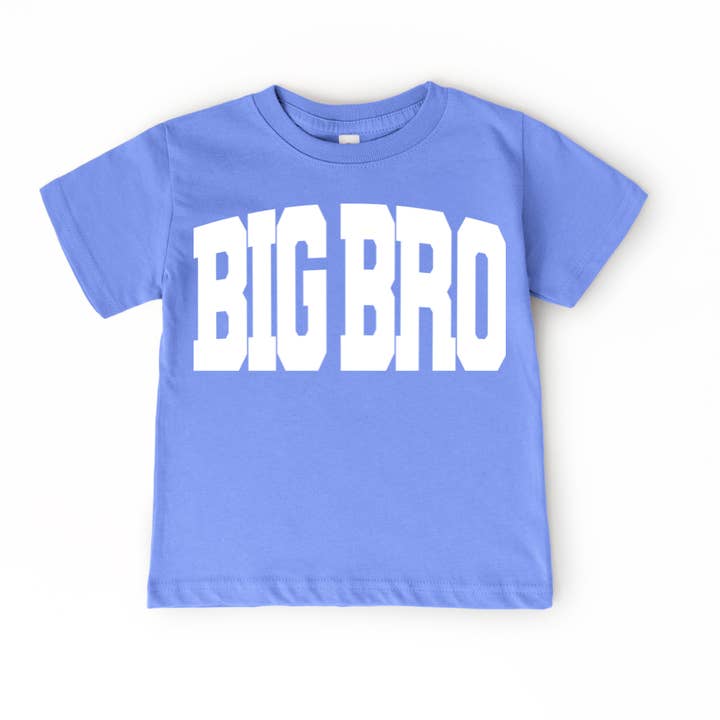 The Babe Co. - Wholesale Screen Printed T-Shirt - Kids - Big Bro Varsity T-shirt