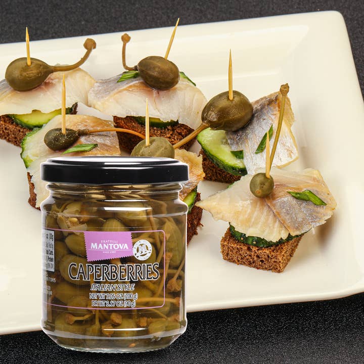 Fine Italian Food - Wholesale Pickled Vegetables - Mantova Caperberries, 7.05 oz.4