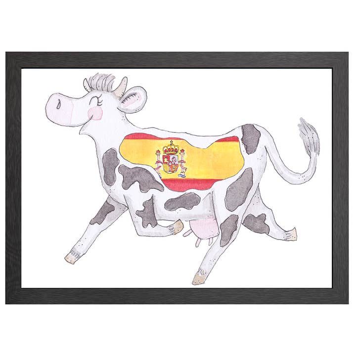 A2 Poster Cow Spain in Frame for wholesale by JOYIN