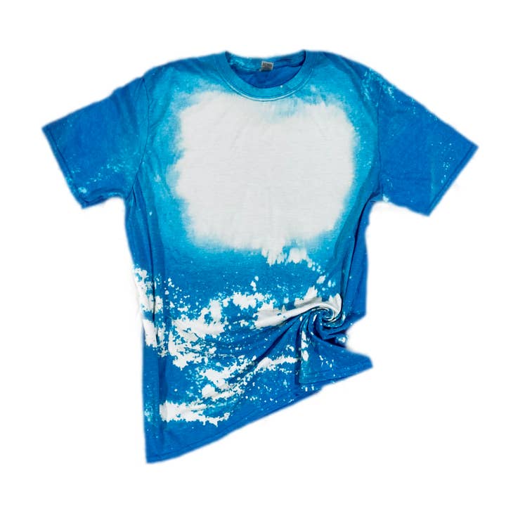 Curly Q Creations - Wholesale Sublimation Blank T-Shirt - Women's - Bleached Blank T-shirt - Gildan Softstyle
