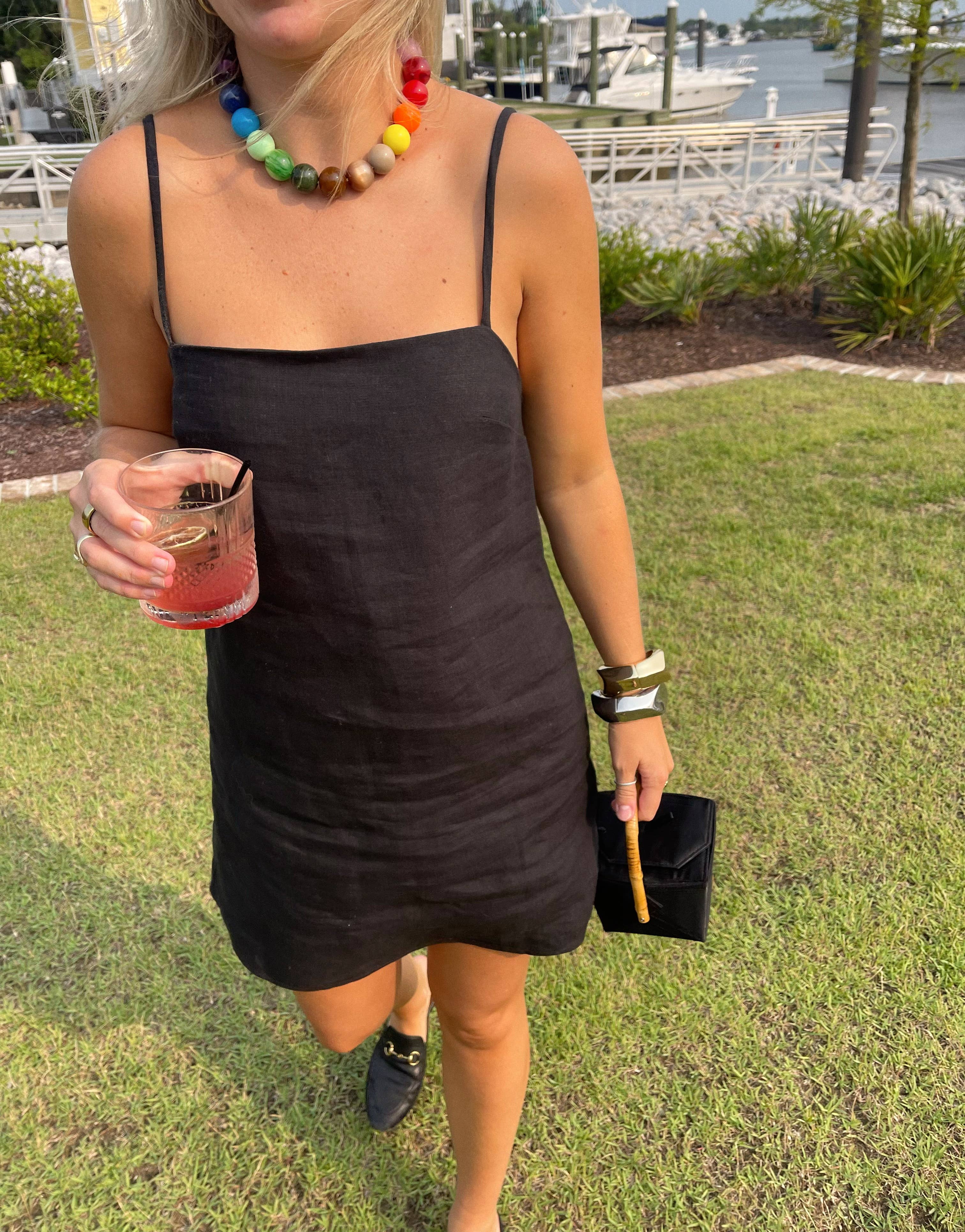 KMs GEMs - Wholesale Beaded/Pearl Necklace - Chunky Beaded Necklace - Rainbow2