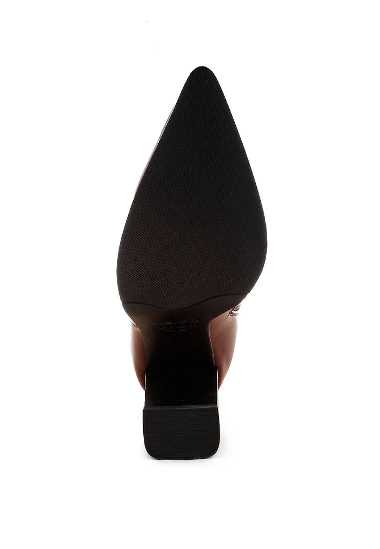 Rag Company - Wholesale Booties - Women's - Hatter Pointed Toe Faux Leather Boots4